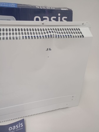 Уценка 25-1156 Обогреватель конвектор OASIS KM-15, 1500 Вт, настенный/напольный на колесиках