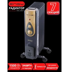 Уценка 23-2820 Масляный радиатор ENGY EN-2407 Loft, 1500 Вт, 7 секций