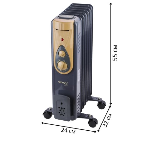 Уценка 23-2820 Масляный радиатор ENGY EN-2407 Loft, 1500 Вт, 7 секций
