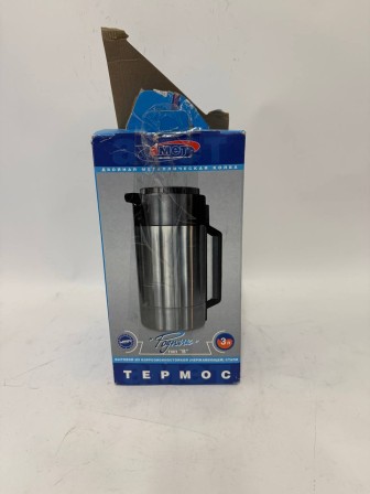 Уценка 25-0625 Термос Амет "Родник" 3 л, нержавеющая сталь, тип B, узкое горло, с носиком, 1с60