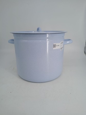 Уценка 25-1255 Кастрюля 12 л без деколи С-1624/Рб Белый рябчик