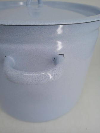 Уценка 25-1255 Кастрюля 12 л без деколи С-1624/Рб Белый рябчик