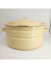 Уценка 25-1269 Бак эмалированный 18 л без деколи С-28261/Км Кремовый