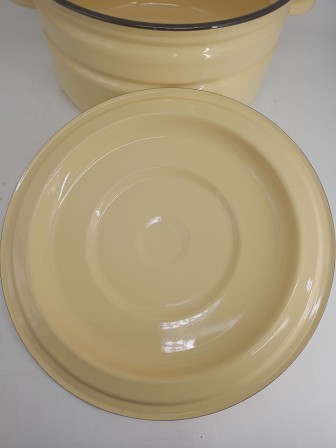 Уценка 25-1269 Бак эмалированный 18 л без деколи С-28261/Км Кремовый