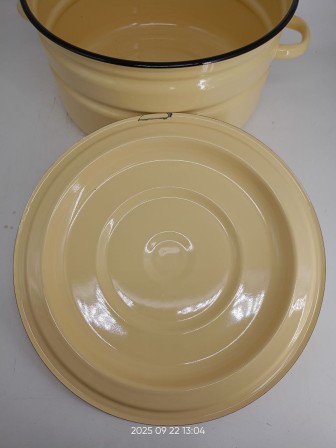 Уценка 25-1358 Бак эмалированный 18 л без деколи С-28261/Км Кремовый