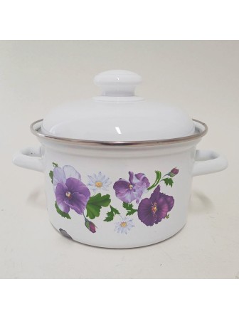 Уценка 25-0969 Кастрюля 2л 1610АП2/4 Анютины глазки