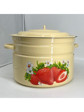 Уценка 25-0764 Бак эмалированный 25л С-2828/4Км Сочная клубника