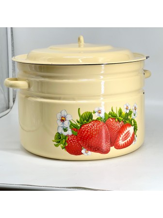 Уценка 25-0764 Бак эмалированный 25л С-2828/4Км Сочная клубника