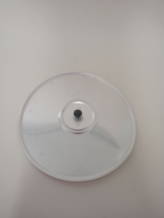 Уценка 25-1017 Миска алюминиевая Демидовский завод МТ-037, 36 см, с крышкой, матовая