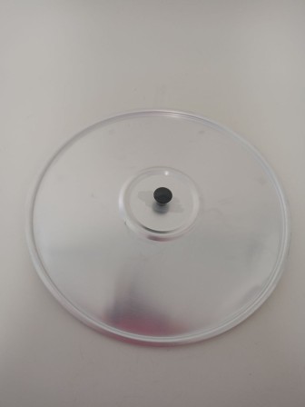 Уценка 25-1017 Миска алюминиевая Демидовский завод МТ-037, 36 см, с крышкой, матовая