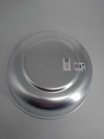 Уценка 25-1061 Миска алюминиевая Демидовский завод МТ-037, 36 см, с крышкой, матовая