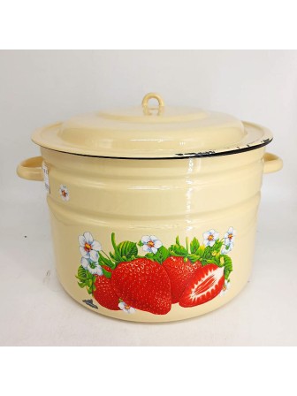 Уценка 25-1101 Бак эмалированный 25л С-2828/4Км Сочная клубника