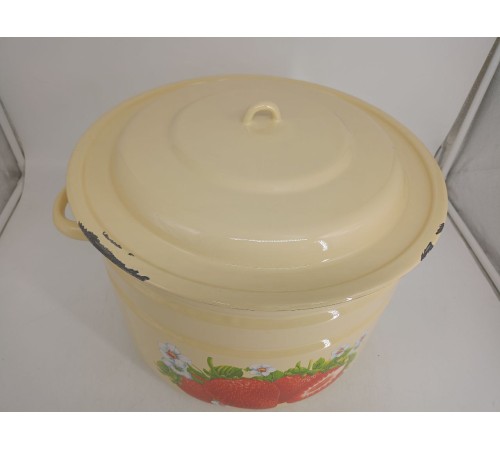 Уценка 25-0978 Бак эмалированный 25л С-2828/4Км Сочная клубника Уценка 25-0978 Бак эмалированный 25л С-2828/4Км Сочная клубника