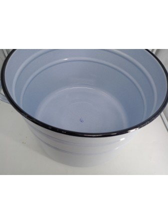 Уценка 25-1059 Бак эмалированный 40 л без деколи С-2840П2/Рб Белый рябчик