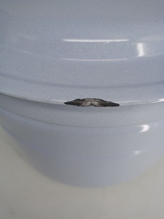 Уценка 25-1472 Бак эмалированный 40 л без деколи С-2840П2/Рб Белый рябчик