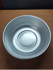 Уценка 23-1266 Миска алюминиевая Демидовский завод МТ-036, 36 см, без крышки, матовая