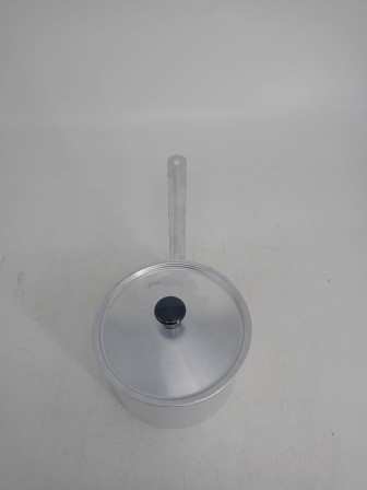 Уценка 25-0741 Ковш алюминиевый Демидовский Завод МТ-064 1 л, с крышкой, матовый