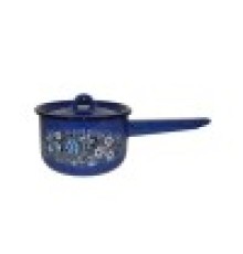 Ковш 1,5л с крышкой 1с43с Голубика синий с зерном