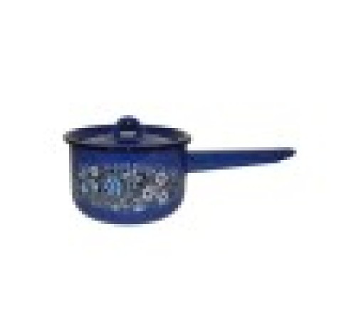 Ковш 1,5л с крышкой 1с43с Голубика синий с зерном