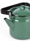 Чайник эмалированный  2 л, Стальэмаль 2с25, без рисунка изумрудный, с зерном