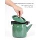 Чайник эмалированный  2 л, Стальэмаль 2с25, без рисунка изумрудный, с зерном