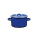 Кастрюля эмалированная 1,5 л, Стальэмаль 2с15/1, без рисунка, синий, с зерном