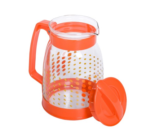 Кувшин MALLONY BROCCA-1800, 1,8 л - ОРАНЖЕВЫЙ в точечку