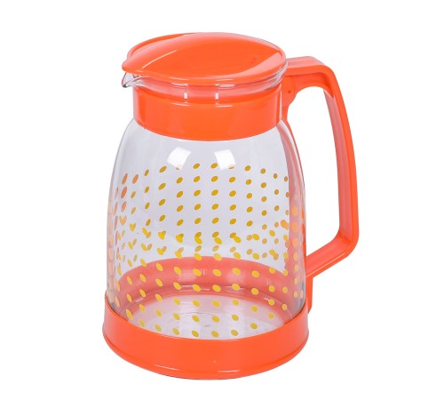 Кувшин MALLONY BROCCA-1800, 1,8 л - ОРАНЖЕВЫЙ в точечку