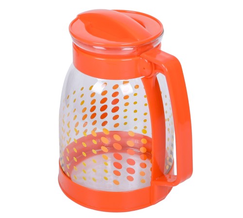 Кувшин MALLONY BROCCA-1800, 1,8 л - ОРАНЖЕВЫЙ в точечку