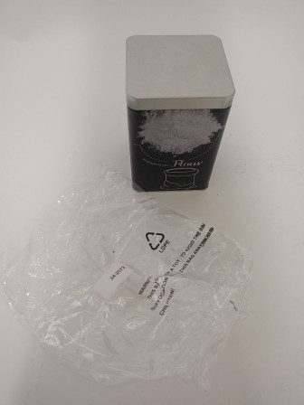 Уценка 24-2573 Банка МУКА, квадратная, 1000 мл