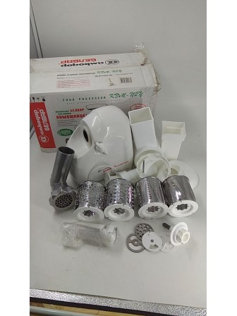 Уценка 23-3153 Мясорубка электрическая (кухонный комбайн) БЕЛВАР Помощница КЭМ-П2У 302-11