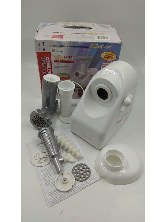 Уценка 24-0031 Мясорубка электрическая Белвар "Помощница" КЭМ-36/220-4-31