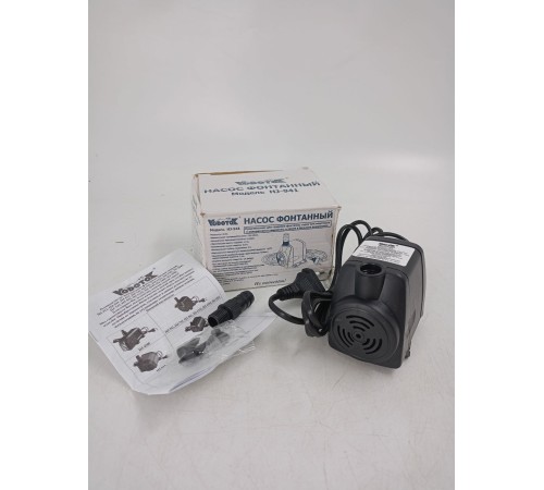 Уценка 22-1241 Насос для фонтана Vodotok HJ-941 напор 1,3 м