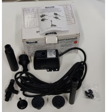 Уценка 22-1801 Насос для фонтана погружной Vodotok HJ-743 с набором насадок