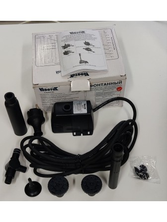 Уценка 22-1801 Насос для фонтана погружной Vodotok HJ-743 с набором насадок