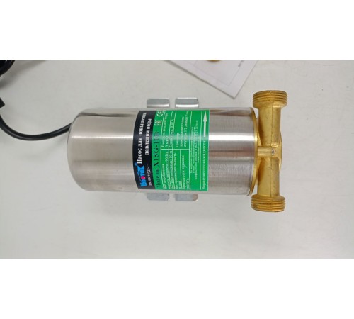 Уценка 22-2733 Насос повышения давления Vodotok X15G-10B, корпус нержавейка, с сухим ротором, холодная вода