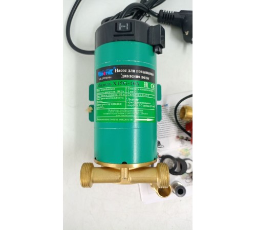 Уценка 24-1140 Насос повышения давления Vodotok X15G-10A с сухим ротором, холодная вода
