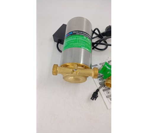 Уценка 25-0703 Насос повышения давления "Vodotok" X15G-15, корпус нерж. (120Вт, 25л/мин, H-15м, d отв.3/4", штуцер