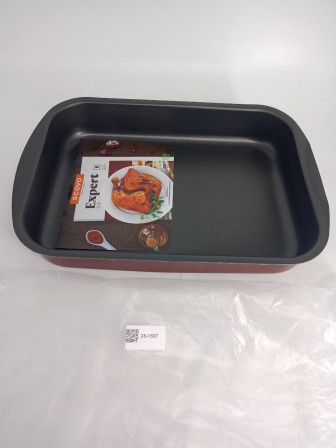 Уценка 25-1507 Противень Scovo Expert СЭ-049, 395х270х65мм, бордовый