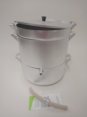 Уценка 25-0973 Соковарка алюминиевая Демидовский завод МТ-041, 6 л, матовая