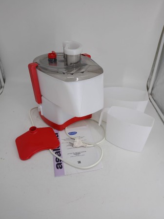 Уценка 25-1268 Соковыжималка Asaloda 1705-02 (Беломо СВПП-301), без шинковки, коричнево-прозрачный верх  4810657021275