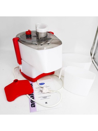 Уценка 25-1268 Соковыжималка Asaloda 1705-02 (Беломо СВПП-301), без шинковки, коричнево-прозрачный верх  4810657021275