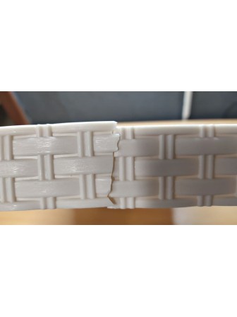 Уценка 21-2265 Этажерка Плетенка М2521, слоновая кость