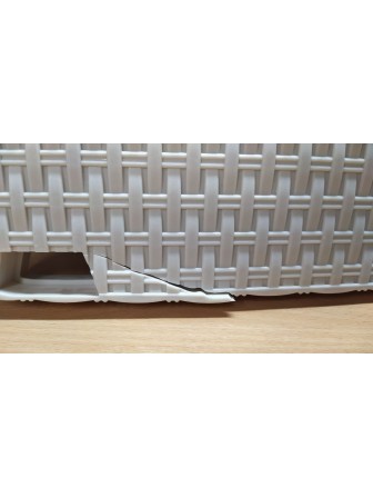 Уценка 21-2265 Этажерка Плетенка М2521, слоновая кость