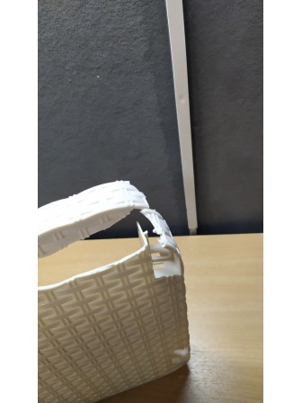 Уценка 21-2265 Этажерка Плетенка М2521, слоновая кость