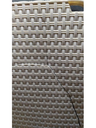 Уценка 21-2265 Этажерка Плетенка М2521, слоновая кость