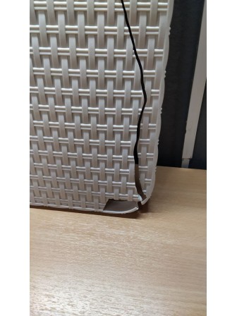 Уценка 21-2265 Этажерка Плетенка М2521, слоновая кость