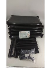 Уценка 23-3341 Этажерка для обуви Альтернатива М2446, пластиковая, коричневая