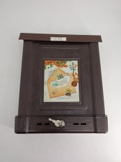 Уценка 21-325 Ящик почтовый Альтернатива М6434 "Декор" коричневый, с замком