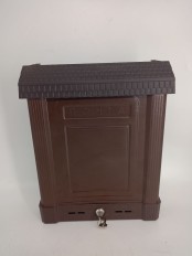 Уценка 21-424 Ящик почтовый Альтернатива М6434 "Декор" коричневый, с замком